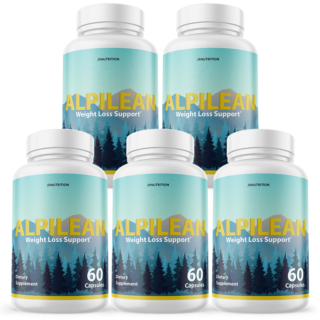 Alpilean Weight Loss Support Dietary Supplement - 60 Capsules (5 Pack)